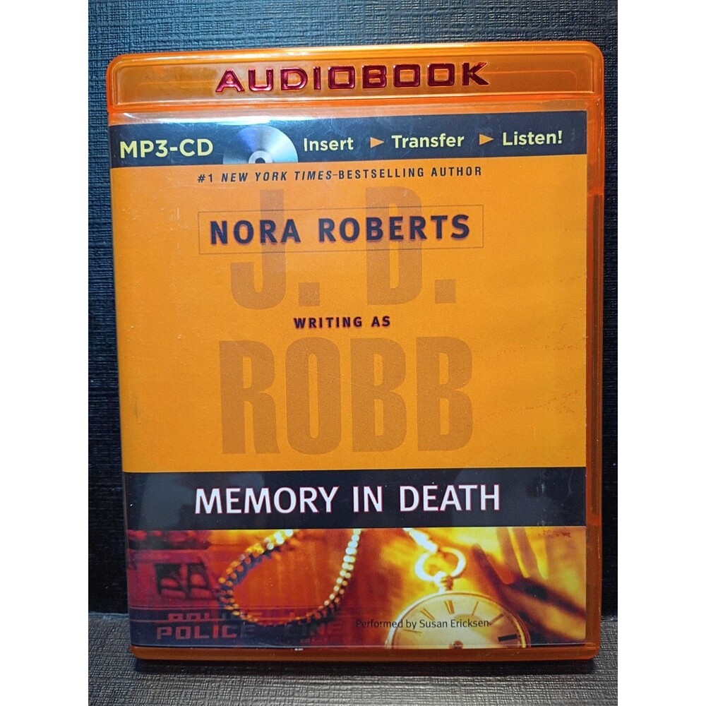 Memory In Death J.D. Robb Mp3 CD Audiobook Unabridged Brilliance Nora Roberts